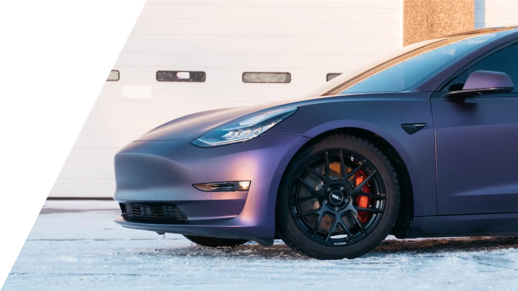 Tesla protection film and window tinting by Tint Pros in Minneapolis, Minnesota